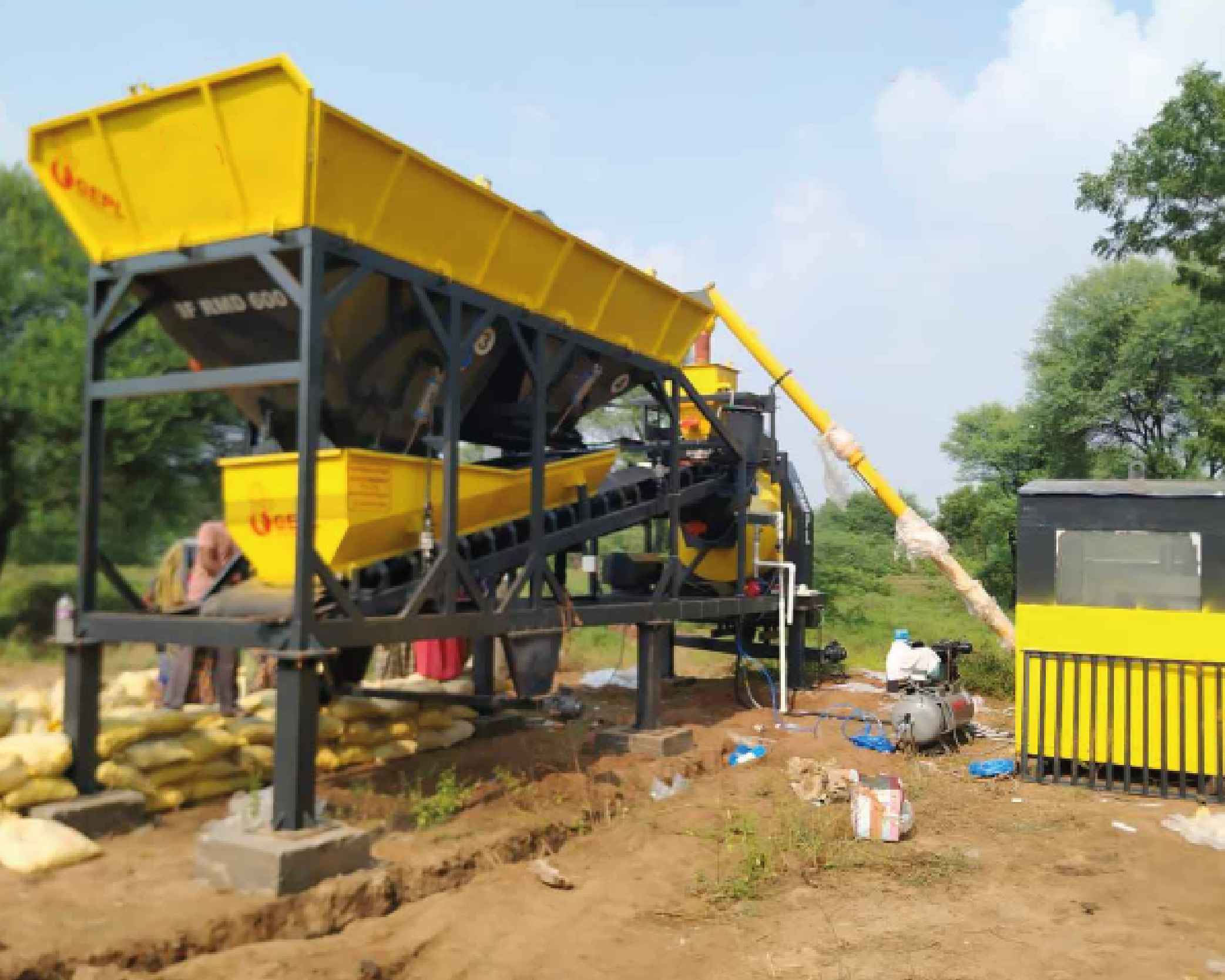 Reversible Concrete Batching Plant in india